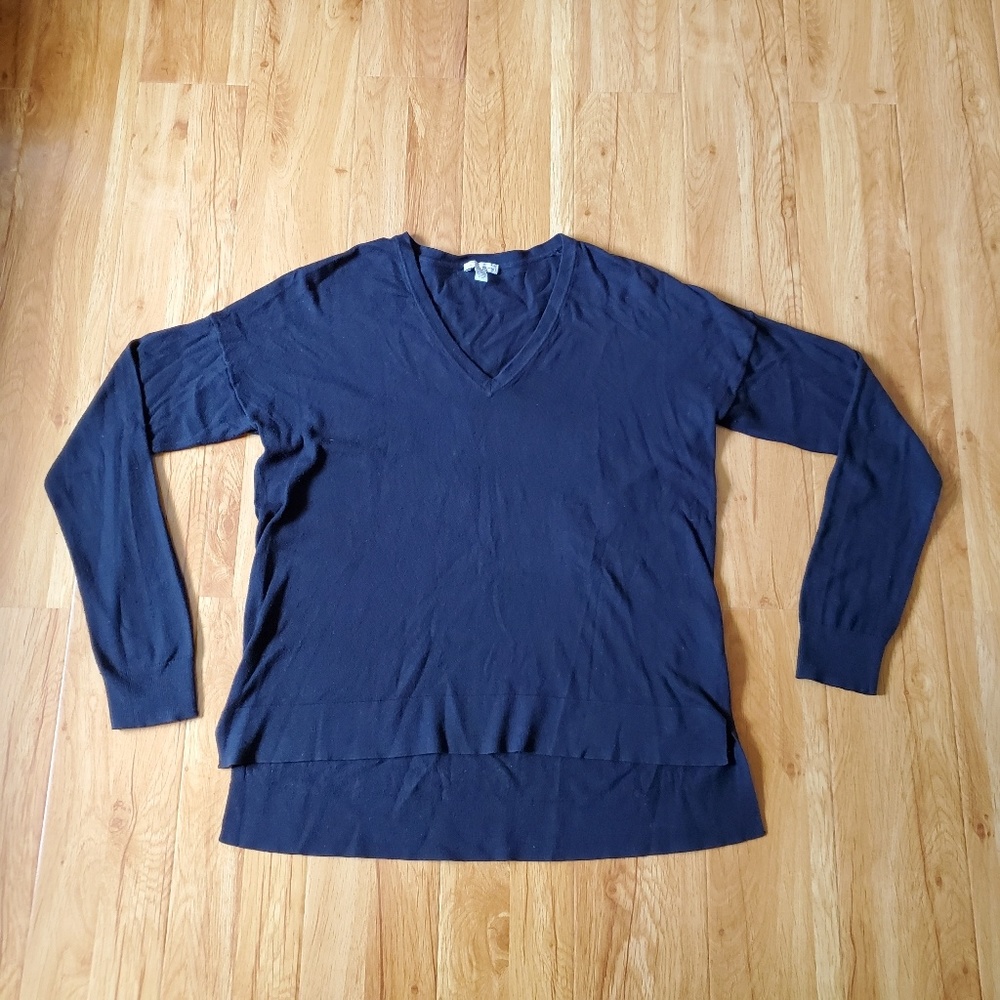 Gap made with silk black long sleeve